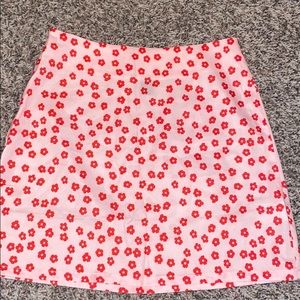 pink shein skirt